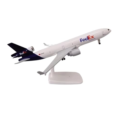 WJXNNON Für Air FedEx Express Airlines MD-11Druckguss-Flugzeugmodell Aus Metalllegierung Mit Rädern Und Fahrwerken, 20 cm von WJXNNON