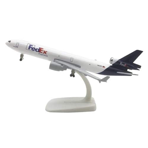 WJXNNON Für Air FedEx Express MD-11 Airlines Flugzeug-Zubehörsatz Aus Legierungsguss, 20 cm von WJXNNON