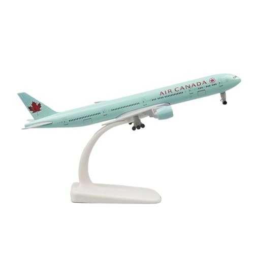 WJXNNON Für Air France Airlines Flugzeugmodell B777 Serie Metallnachbildung Druckgussflugzeug Mit Fahrwerk Wohnkultur 20cm(B777 Canada) von WJXNNON