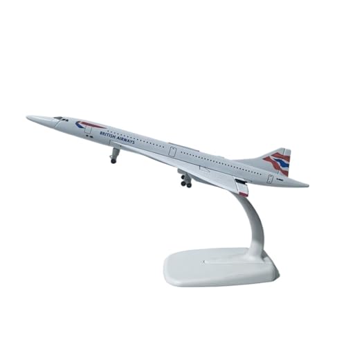 WJXNNON Für Air France Concorde Flugzeugmodell Druckgussmetall 1/300 Maßstab Flugzeuge Sammeln Geschenke 20CM(20CM-British) von WJXNNON