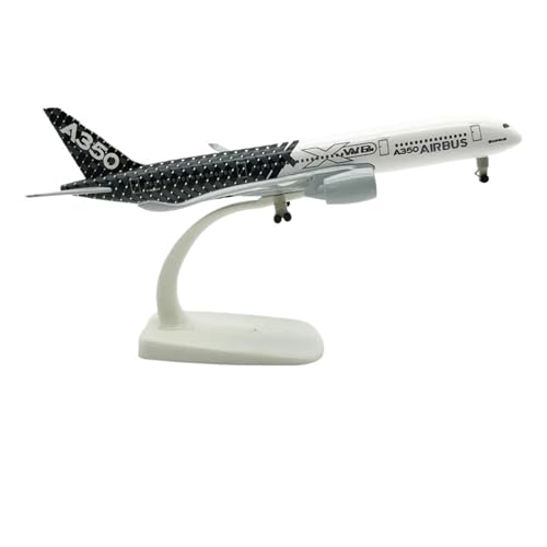 WJXNNON Für Airbus A350 Airlines Airways Legierung Metall Modell Modell Flugzeug Modell Druckguss Flugzeug W Fahrwerke 20cm von WJXNNON