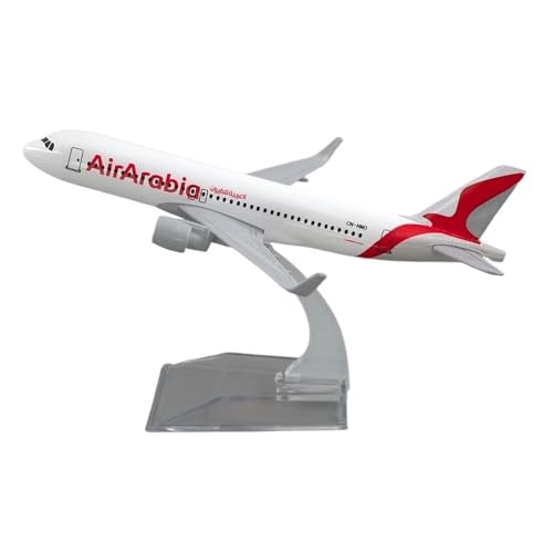 WJXNNON Für Airlines A320 Flugzeugmodell Legierung Metall Druckguss Spielzeug Mit Ständer Geschenk 16cm von WJXNNON