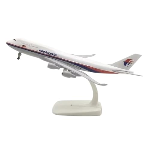 WJXNNON Für Airlines B747 Flugzeugmodellbausätze Aus Druckgusslegierung Aus Metall Für BAU Von Flugzeugdekorationen, 20 cm(747Malaysia) von WJXNNON