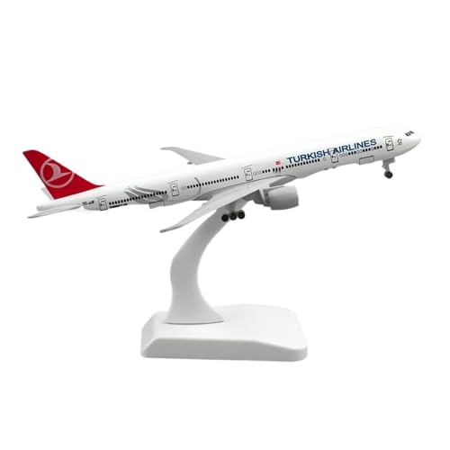 WJXNNON Für Airlines Boeing 777 Druckguss-Legierung Metall Flugzeug Modell Spielzeug Mit Fahrwerk 20cm von WJXNNON