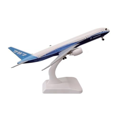 WJXNNON Für American Boeing 787 Flugzeugmodell Spielzeug Metall Replik Simulation Passagierflugzeug Statisches Geschenk 20cm(B787 Prototype) von WJXNNON