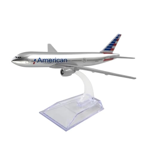 WJXNNON Für Amerikanisches Boeing 777-Flugzeugmodell Aus Legierung, Druckguss, Flugzeug, Luftfahrt, Sammlerstück, Spielzeug, 16 cm WJXNNON Für Amerikanisches Boeing 777-Flugzeugmodell Aus Legierung, Druckguss, Flugzeug, Luftfahrt, Sammlerstück, Spielzeug, 16 cm von WJXNNON