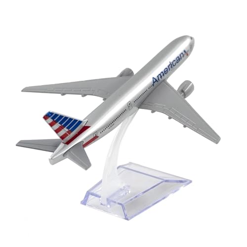 WJXNNON Für Amerikanisches Boeing 777-Flugzeugmodell Aus Legierung, Druckguss-Flugzeug, Sammlerspielzeug, 16 cm, Maßstab 1:400 WJXNNON Für Amerikanisches Boeing 777-Flugzeugmodell Aus Legierung, Druckguss-Flugzeug, Sammlerspielzeug, 16 cm, Maßstab 1:400 von WJXNNON