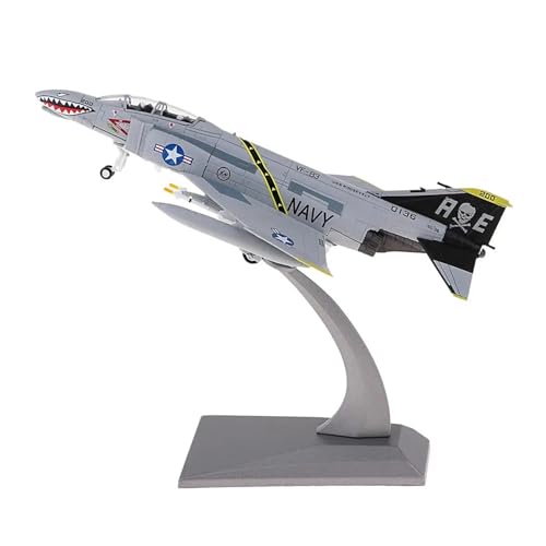 WJXNNON Für Amerikanisches F-4-Kampfflugzeug Ⅱ Flugzeugmodell Spielzeug Dekor 1:100 von WJXNNON