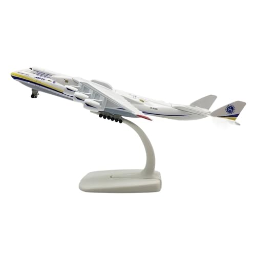 WJXNNON Für Antonov An-225 Mriya, Legierungsflugzeugmodell, Spielzeugsammlung, Dekorationsgrafik, 20 cm, Maßstab 1/400 von WJXNNON