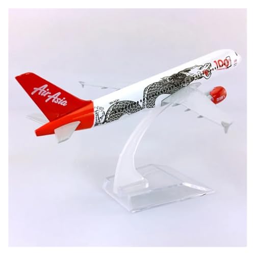 WJXNNON Für Asia Airline A320-200 Dragon Parten Legierung Flugzeug Modell 1:400 Display Flugzeug Erwachsene Geschenke von WJXNNON
