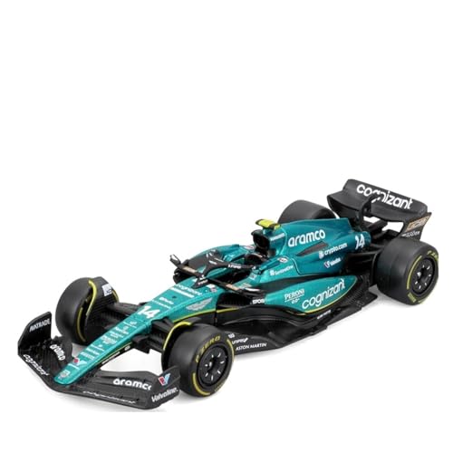 WJXNNON Für Aston Martin AMR23 Modell Legierung Fahrzeug Diecast Formel Racing Geschenk 1:43(AMR23-14) von WJXNNON