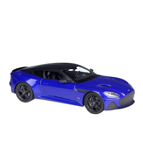 WJXNNON Für Aston Martin VANGUISH Spielzeug-Sportwagen-Modell, Legierung, Druckguss, Statische Simulation, Modellreihe 1/24 (Color : DBS Blue) von WJXNNON