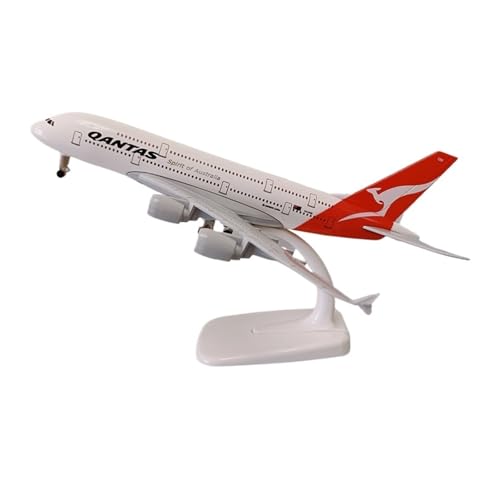 WJXNNON Für Australian Airlines Qantas A380 Legierungssimulationsflugzeugmodell Aus Metall Mit Fahrwerk 20 cm WJXNNON Für Australian Airlines Qantas A380 Legierungssimulationsflugzeugmodell Aus Metall Mit Fahrwerk 20 cm von WJXNNON