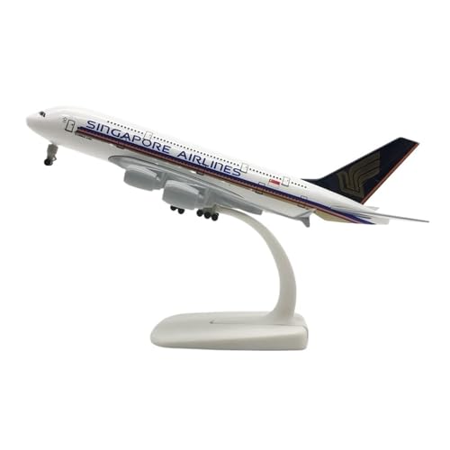 WJXNNON Für AviationB747 Serie Modellflugzeug-Kits Geschenk Flugzeugmodell Metalldruckgussmodelle Spielzeug Collecti 20cm(A380Singapore) von WJXNNON