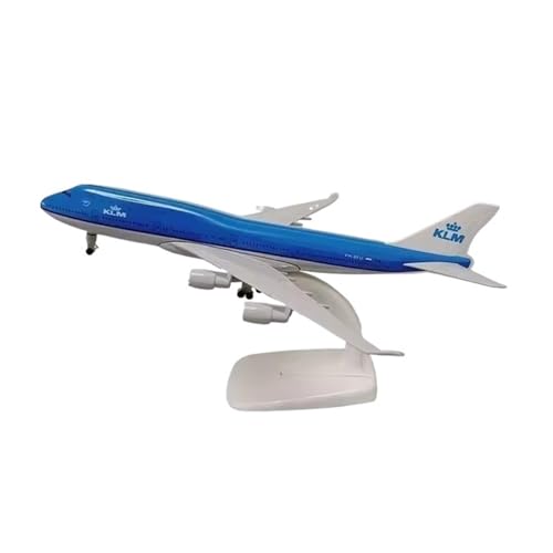 WJXNNON Für AviationB747 Serie Modellflugzeug-Kits Geschenk Flugzeugmodell Metalldruckgussmodelle Spielzeug Collecti 20cm(B747KLM) von WJXNNON