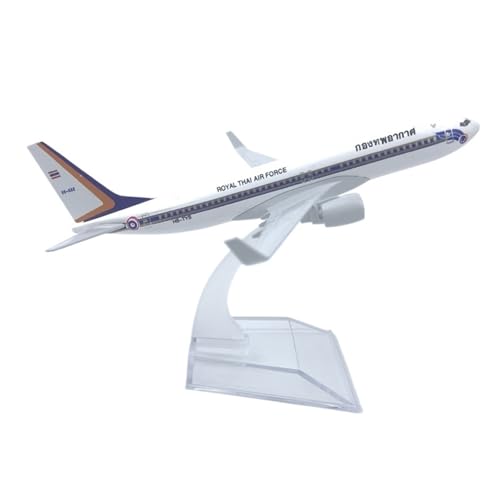 WJXNNON Für B737 Serie Legierung Metall Flugzeug Modell Spielzeug Mit Ständer Für Luftfahrt Enthusiasten Geschenke Für Sammlungen 16CM 1/400(Thai B737) von WJXNNON