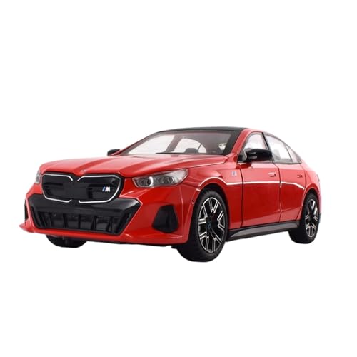 WJXNNON Für BMW X5 Legierung Modelle Spielzeug Druckguss Auto 6 Türen Geöffnet Sound Licht Pull Back Geschenke 1:24(I5 Red) von WJXNNON