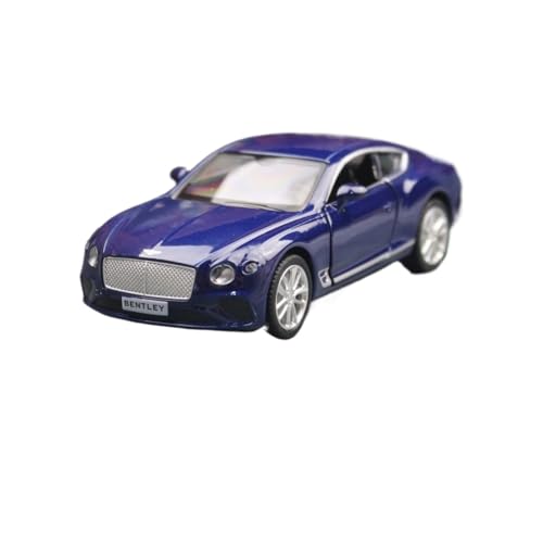 WJXNNON Für Bentley Continental GT Spielzeugauto Diecast Metall Miniatur Modell Sammlung Geschenk 1/36(Blue) von WJXNNON