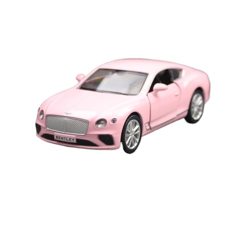 WJXNNON Für Bentley Continental GT Spielzeugauto Diecast Metall Miniatur Modell Sammlung Geschenk 1/36(Pink) von WJXNNON