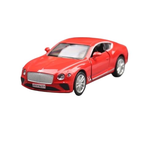 WJXNNON Für Bentley Continental GT Spielzeugauto Diecast Metall Miniatur Modell Sammlung Geschenk 1/36(Red) von WJXNNON