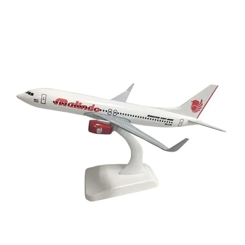WJXNNON Für Boeing 737 Flugzeugmodell, Druckgusslegierung, Dekor-Zubehör-Kollektion, Maßstab 1/200, 20 cm(20CM-2) von WJXNNON