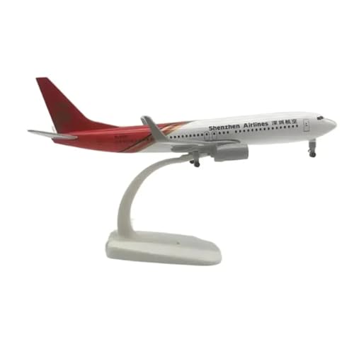 WJXNNON Für Boeing 737 Flugzeugmodell, Druckgusslegierung, Dekor-Zubehör-Kollektion, Maßstab 1/200, 20 cm(20CM-4) von WJXNNON