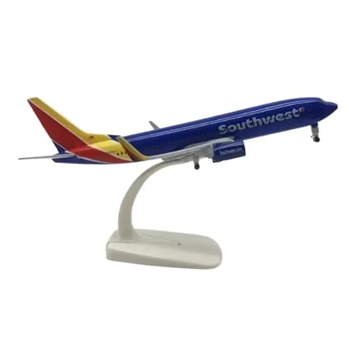 WJXNNON Für Boeing 737 Flugzeugmodell, Druckgusslegierung, Dekor-Zubehör-Kollektion, Maßstab 1/200, 20 cm(20CM-5) von WJXNNON