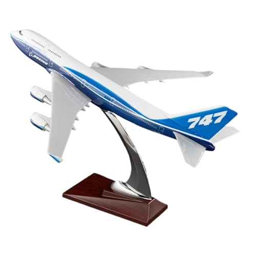 WJXNNON Für Boeing 747, 32 cm, Prototyp, Miniaturflugzeug, Modell B747, Flugzeug, Sammlerstück, Dekorative Geschenke von WJXNNON