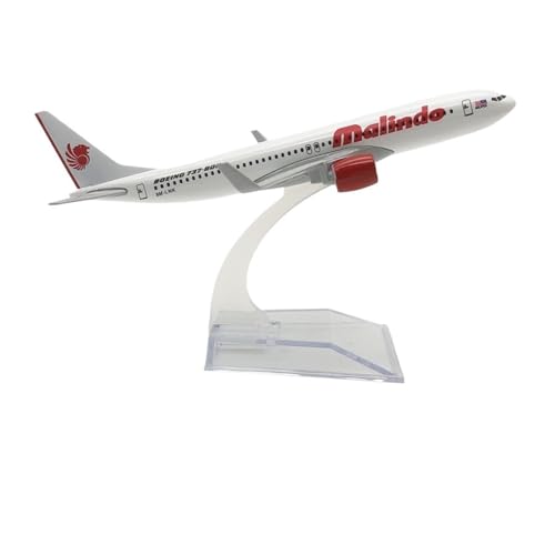 WJXNNON Für Boeing B737 Serie Legierung Metall Druckguss Flugzeug Modell Spielzeug Für Jungen Geschenk Sammlung Display 16CM(B737 Mayin) von WJXNNON