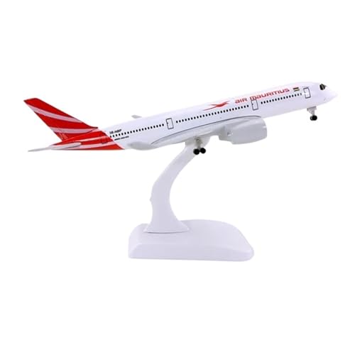 WJXNNON Für Boeing B747 Airlines Flugzeugmodelle Flugzeuge Mit Fahrgeschenkensammlung 20 cm(Air Mauritius A350) von WJXNNON