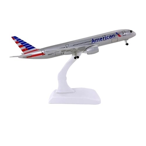 WJXNNON Für Boeing B747 Airlines Flugzeugmodelle Flugzeuge Mit Fahrgeschenkensammlung 20 cm(American B787) von WJXNNON