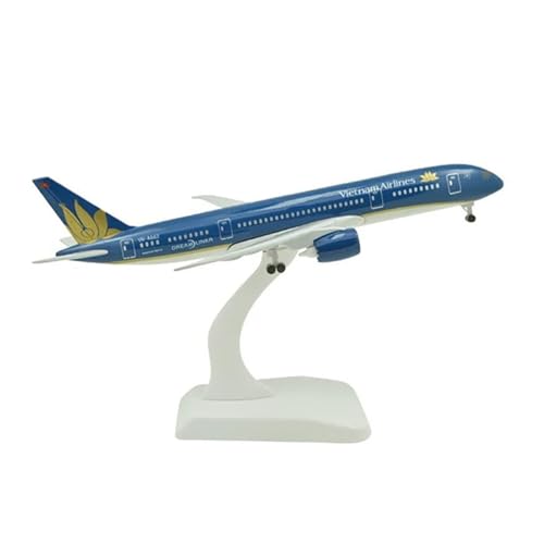 WJXNNON Für Boeing B747 Airlines Flugzeugmodelle Flugzeuge Mit Fahrgeschenkensammlung 20 cm(Vietnam B787) von WJXNNON