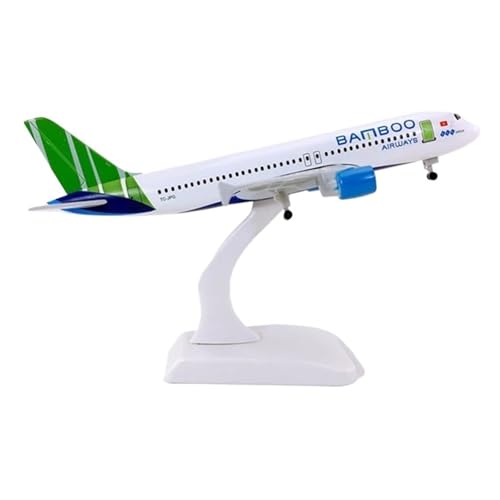 WJXNNON Für Boeing B747 Airlines Flugzeugmodelle Flugzeuge Mit Fahrgeschenkensammlung 20 cm(Vietnam Bamboo A320) von WJXNNON