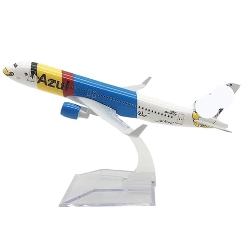 WJXNNON Für Brasilianische Airlines A320 Metall Flugzeug Kind Geschenk Flugzeug Modell Sammeln Display 16CM von WJXNNON