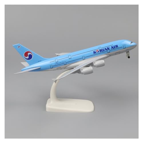 WJXNNON Für British Airways A380, Metall-Replik, Legierungsmaterial, Luftfahrt-Simulation, Spielzeug, Geschenk, 20 cm, 1:400 (Size : South Korea) von WJXNNON