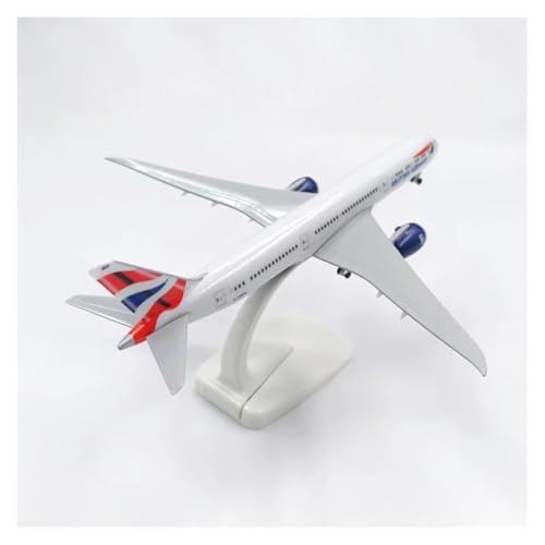 WJXNNON Für British Airways Flugzeug B787 Flugzeugmodell Für Ausstellungssammlungen Druckgusslegierung Maßstab 1:400 von WJXNNON