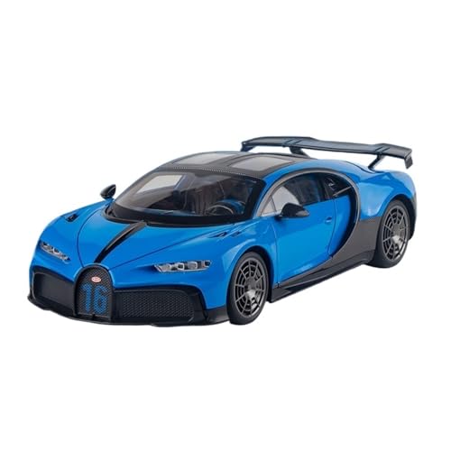 WJXNNON Für Bugatti-Legierungsautomodell Mit Lichtern Und Geräuschen Autoliebhaber Im Maßstab 1:18(Blue) von WJXNNON