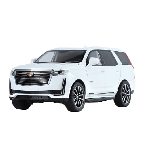 WJXNNON Für Cadillac Escalade SUV Legierung Auto Diecast Metall Modell Sammeln Hobby Modell Ornamente Geschenk 1:24(White Box) von WJXNNON