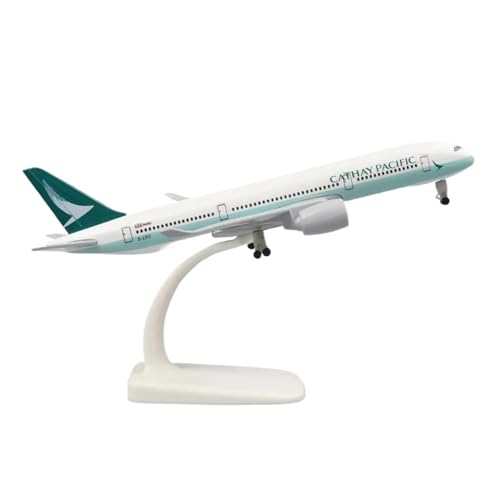 WJXNNON Für Cathay Pacific A350 Legierung Flugzeug Modell Spielzeug Mit Fahrwerk Flugzeug Modell Sammlung 20cm von WJXNNON
