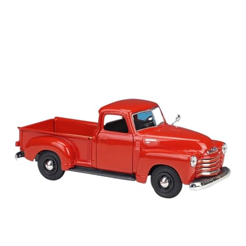 WJXNNON Für Chevrolet 3100 Pickup Legierung Automodell Druckguss Metall Geländewagen Kinder Spielzeug Geschenk 1:24(Red) von WJXNNON