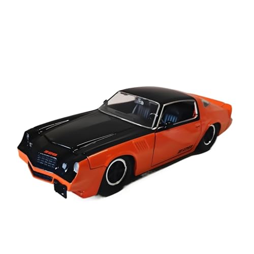 WJXNNON Für Chevrolet Z28 1979 Legierung Auto Druckguss & Spielzeug Fahrzeuge Modell Miniatur 1:24 Skala(Orange) von WJXNNON