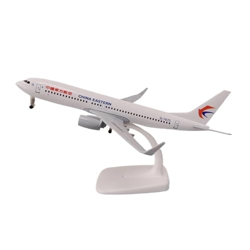 WJXNNON ﻿Für China Eastern Airlines Boeing 737 B737 Airways Druckguss-Flugzeugmodell Mit Fahrwerksrädern 20 cm von WJXNNON