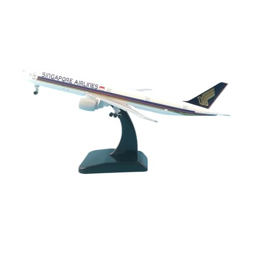 WJXNNON Für China Eastern Airlines Boeing 777 Legierung Metall Modell Flugzeug Air W Stand Flugzeug Riemenscheibe Fahrwerk Handwerk Geschenke Spielzeug 20cm(20CM 253) von WJXNNON