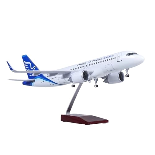 WJXNNON Für China Express Airlines A350 Flugzeugmodell, Leichtes Druckgussharzmodell (mit Fahrwerk Und Lichtern), Maßstab 1/80, 47 cm(with lamp) von WJXNNON