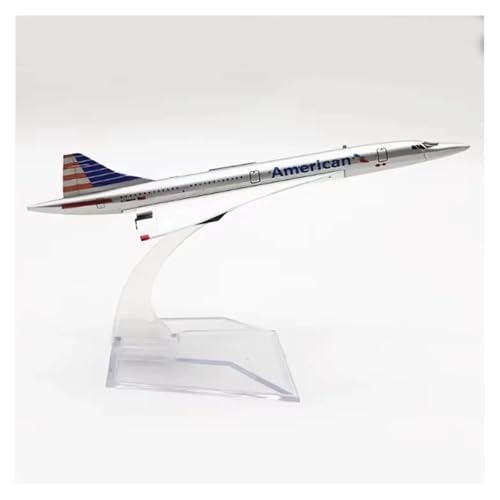 WJXNNON Für Concorde Air France Alloy Diecast Air Flugzeug Modell Spielzeug Sammlung Wohnkultur 1:400 Maßstab 16cm(America) von WJXNNON