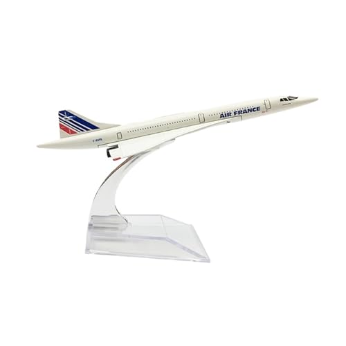 WJXNNON Für Concorde Air France British Airways Diecast Flugzeug Modell Spielzeug Sammler Dekoration 16CM(France) von WJXNNON