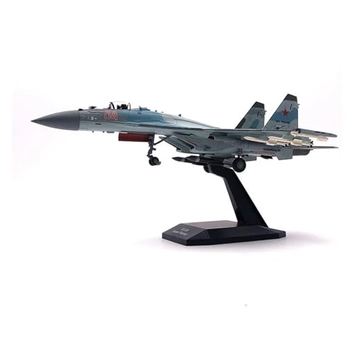 WJXNNON Für Das Russische Kampfflugzeug Su-35 Aus Druckgusslegierung, Maßstab 1:100(Blue) von WJXNNON