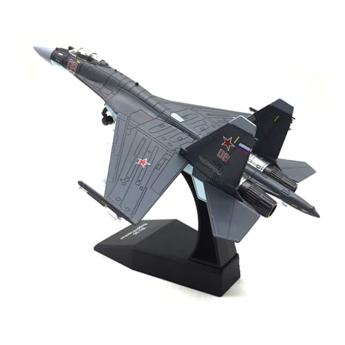 WJXNNON Für Das Russische Kampfflugzeug Su-35 Aus Druckgusslegierung, Maßstab 1:100(Purple) von WJXNNON