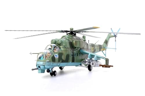 WJXNNON Für Den Sowjetischen MI-24V Hind Armed Helicopter Model 05# 262 Squadron 1988, Halblegiertes Fertigprodukt, Sammlungsmodell 1/72 von WJXNNON