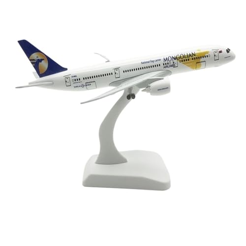 WJXNNON Für Die Mongolei Boeing 787 Flugzeugmodell Airline Metallflugzeug Spielzeug Sammlung Display Geschenk 20cm von WJXNNON
